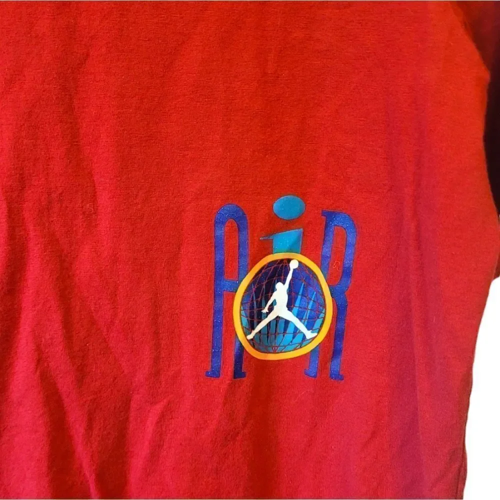Air Jordan Red Vintage Logo T-Shirt